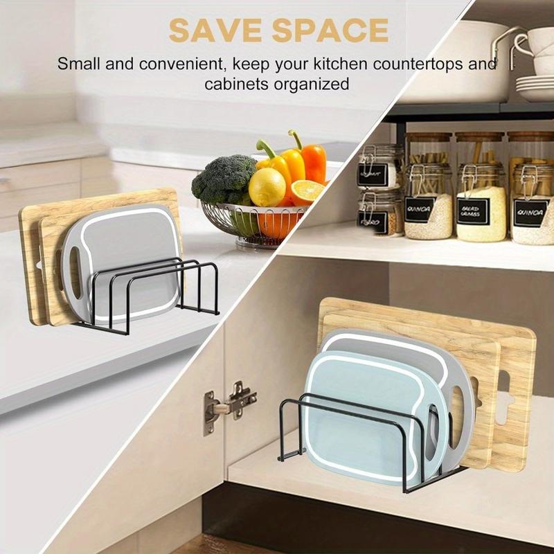 Kitchen Cabinet Baking Sheet Organizer - 1 Peça Organizador de Tábuas de