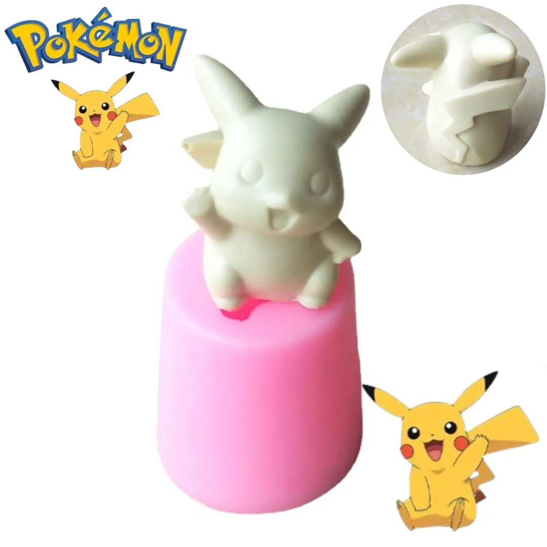 Baking Kitchen Kids - Molde de Silicone 3D Pikachu para