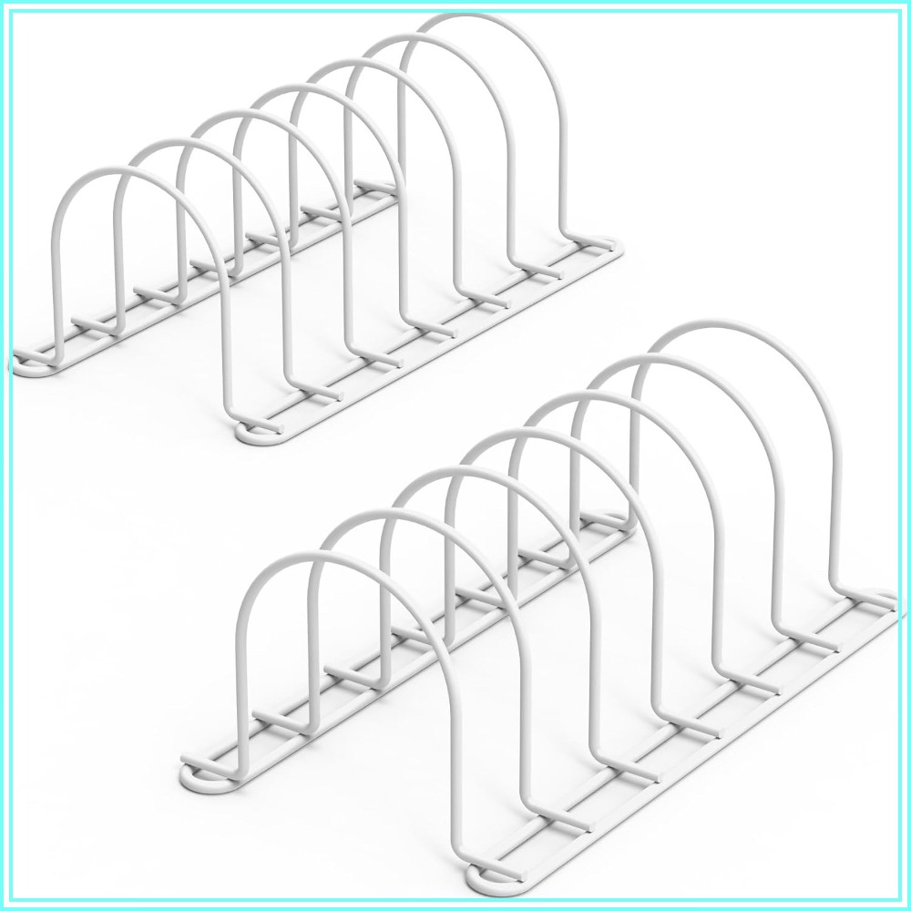 Kitchen Cabinet Baking Sheet Organizer - Organizador Vertical de Pratos para Armário,