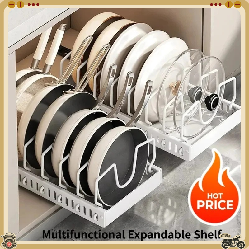 Kitchen Baking Pan Organizer - Oferta Imperdível: Organizador Deslizante Multifuncional para