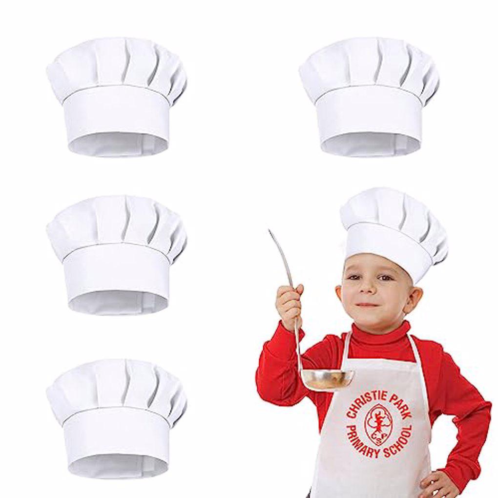 Baking Kitchen Kids - Conjunto de 4 Chapéus de Cozinha