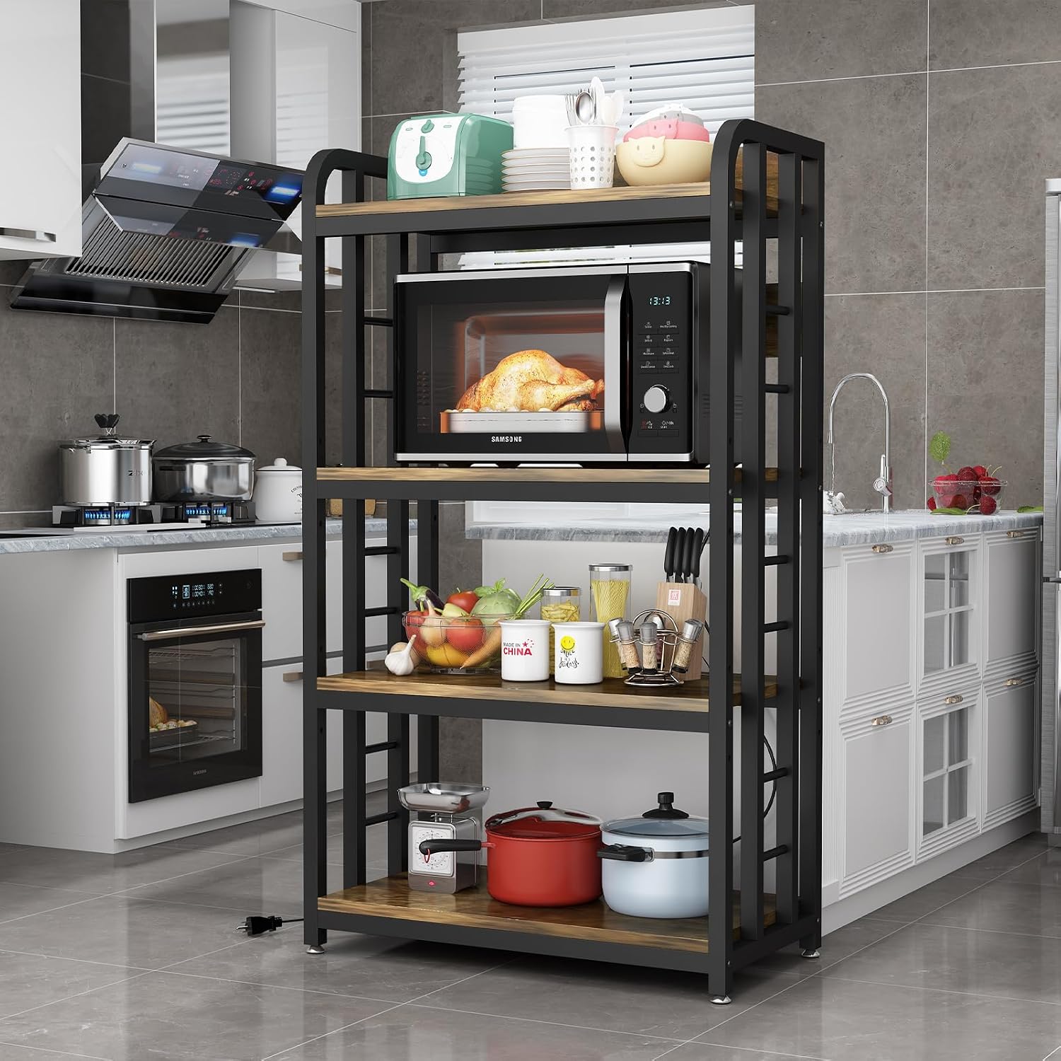 Estante de Cozinha de 4 Níveis - Kitchen Baker avaliação e preço