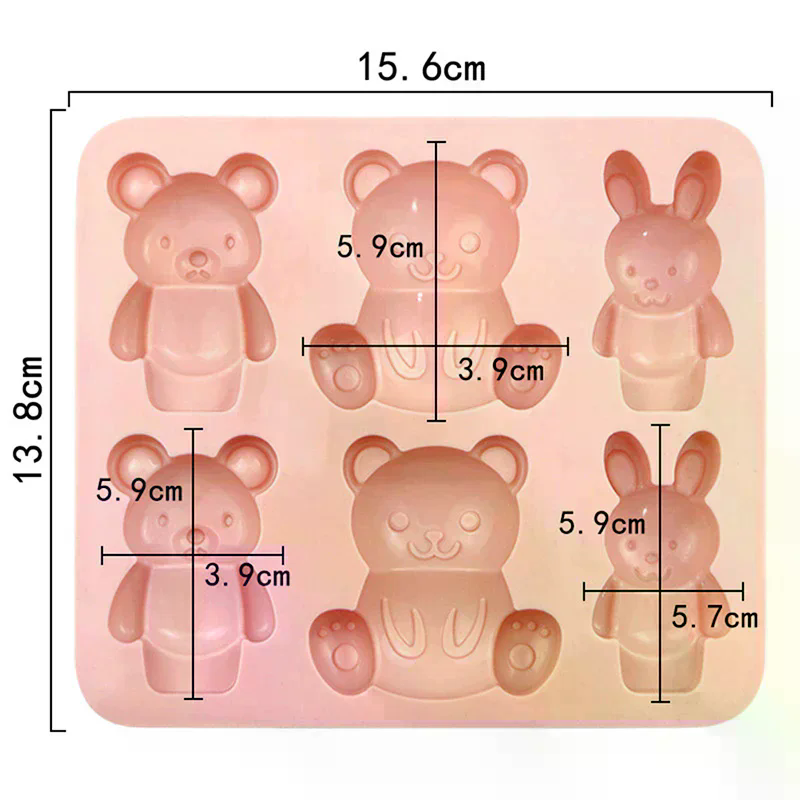 Molde de Silicone Fofo de Dese - Baking Kitchen Kids avaliação e preço