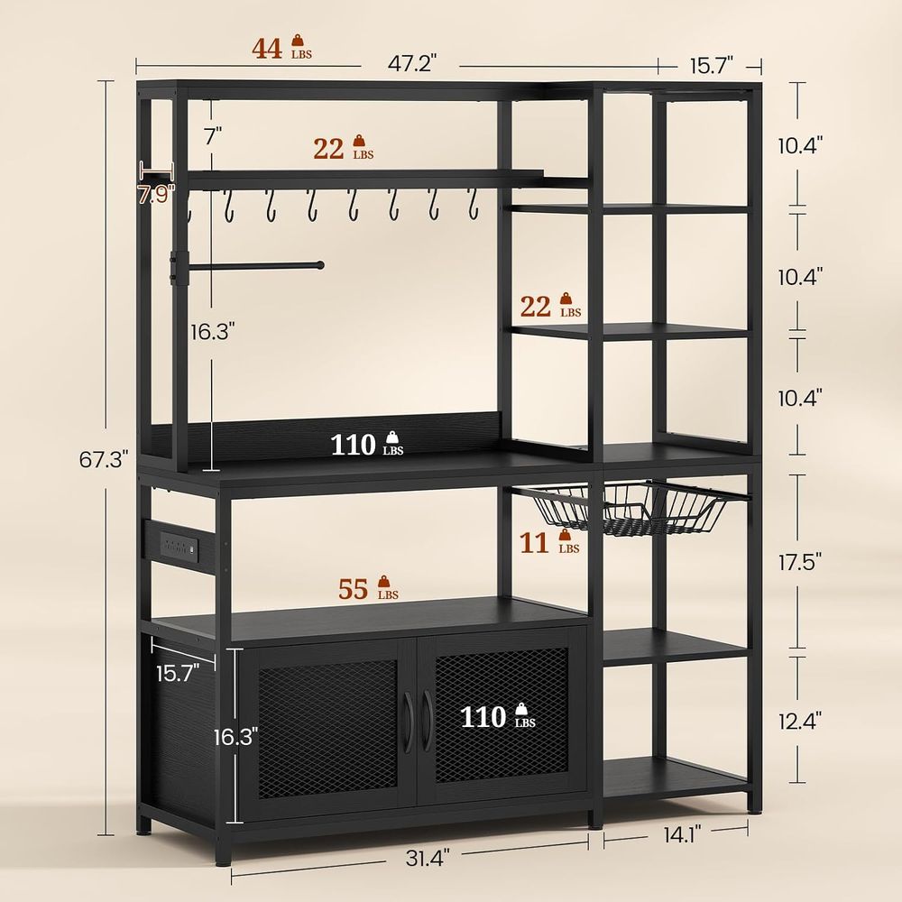 Estante de Cozinha com Tomada  - Kitchen Baker avaliação e preço