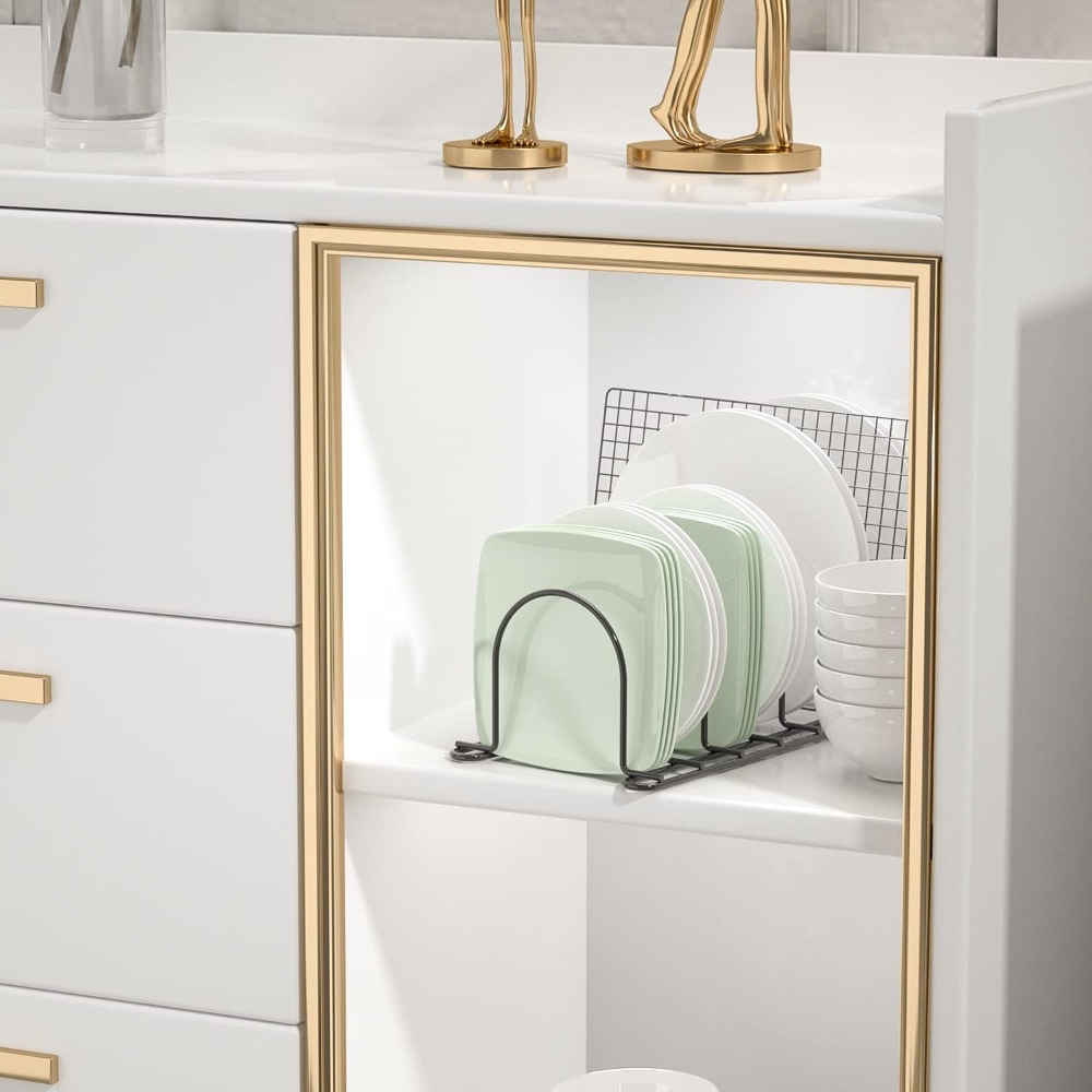 Organizador Vertical de Pratos - Kitchen Cabinet Baking Sheet Organizer avaliação e preço