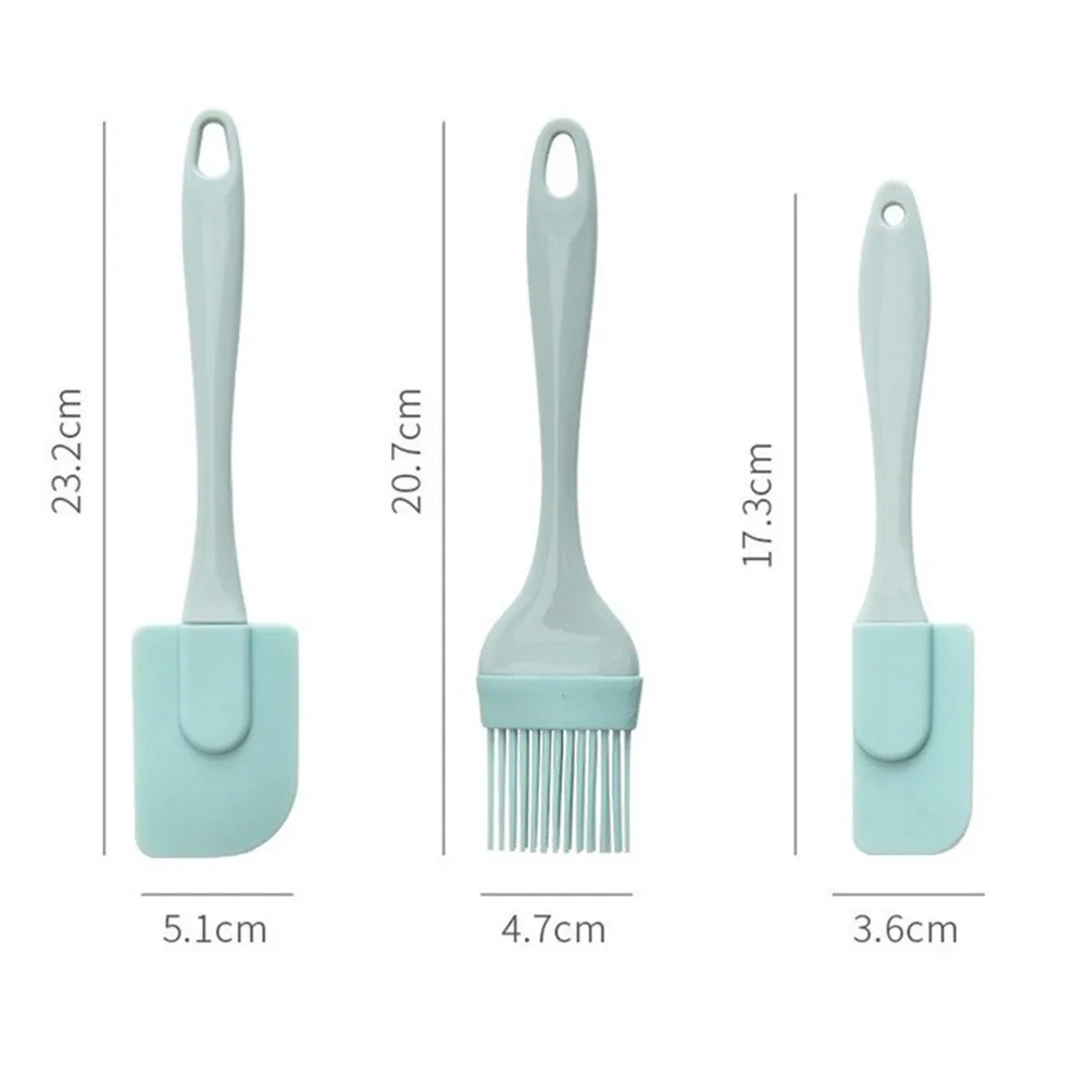 Kit 3 Peças: Espátula de Silic - Kitchen Baking Brush avaliação e preço