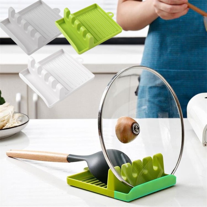 Novo verde pote tampa rack sup - Kitchen Baking Pan Organizer avaliação e preço