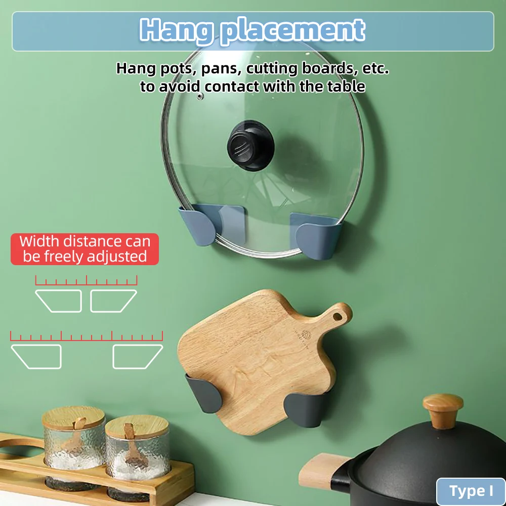 3 pares auto-adesivo pote tamp - Kitchen Baking Pan Organizer avaliação e preço