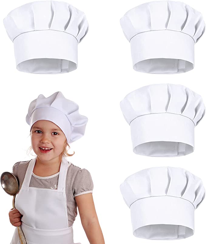 Conjunto de 4 Chapéus de Cozin - Baking Kitchen Kids avaliação e preço